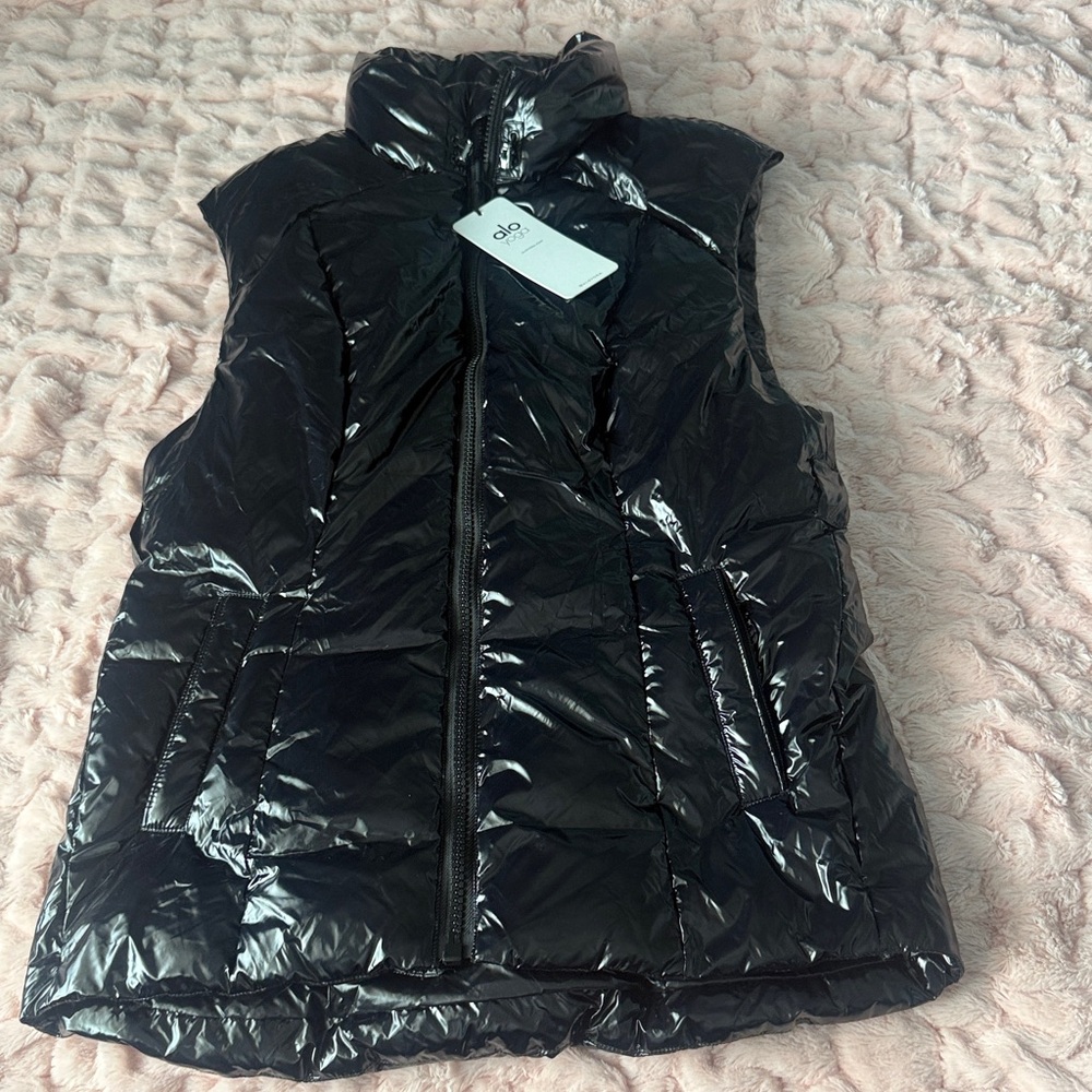 ALO Stunner Puffer Black Vest